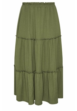 Yours Clothing, PLUS SIZE MAXI SKIRTS. - Jupe longue - khaki