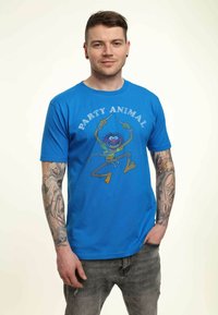 Disney MUPPETS PARTY UNISEX - Camiseta estampada - bright blue