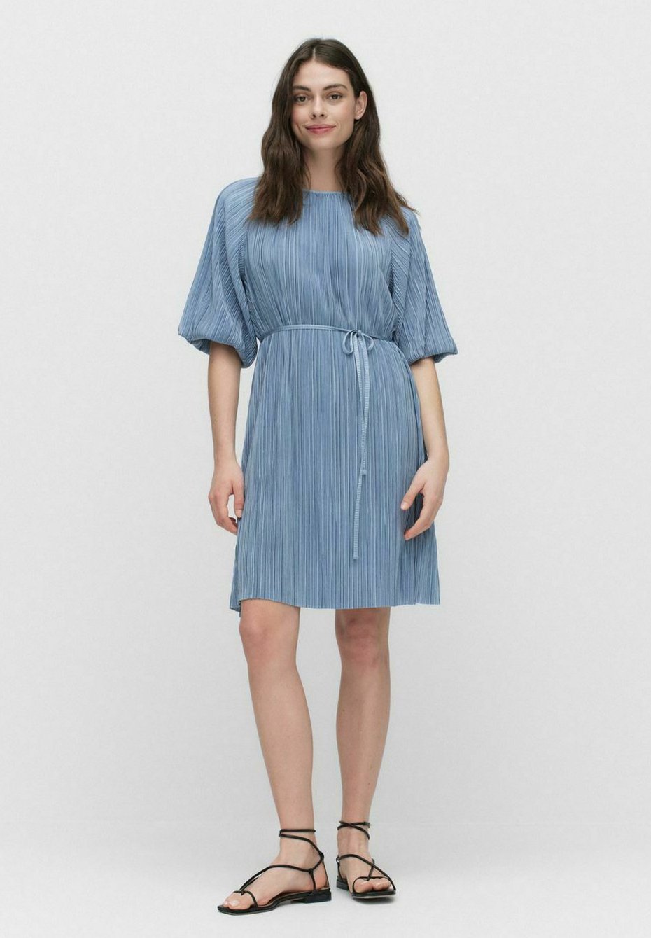 STOCKH LM CHARLOTTE PLEATED - Jersey dress - blue - Zalando STOCKH LM CHARLOTTE PLEATED - Jersey dress - blue - Zalando