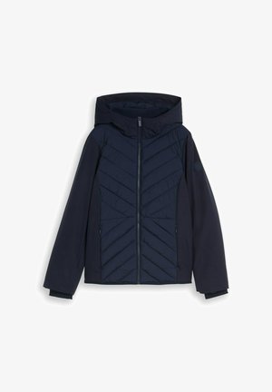 TOM TAILOR, TOM TAILOR JACKEN HYBRID STEPPJACKE MIT KAPUZE - Winterjas - sky captain blue