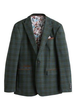Next, REGULAR FIT - TRIM CHECK TEXTURE  - Veste de costume - green