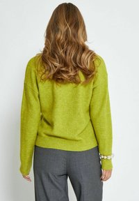 Desires GEA V-NECK - Džemperis - golden lime