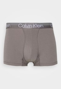 Calvin Klein Underwear TRUNK 3 PACK MODERN STRUCTURE COTTON - Ozke boksarice - black/red/faded grey