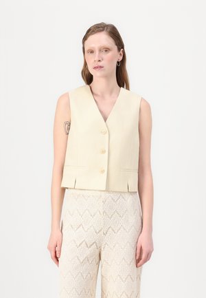 GILET - Veste sans manches - beige