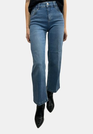 Jeans a zampa - blue denim