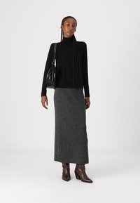 JJXX JXADA COMFY ROLL NECK - Pulover - black