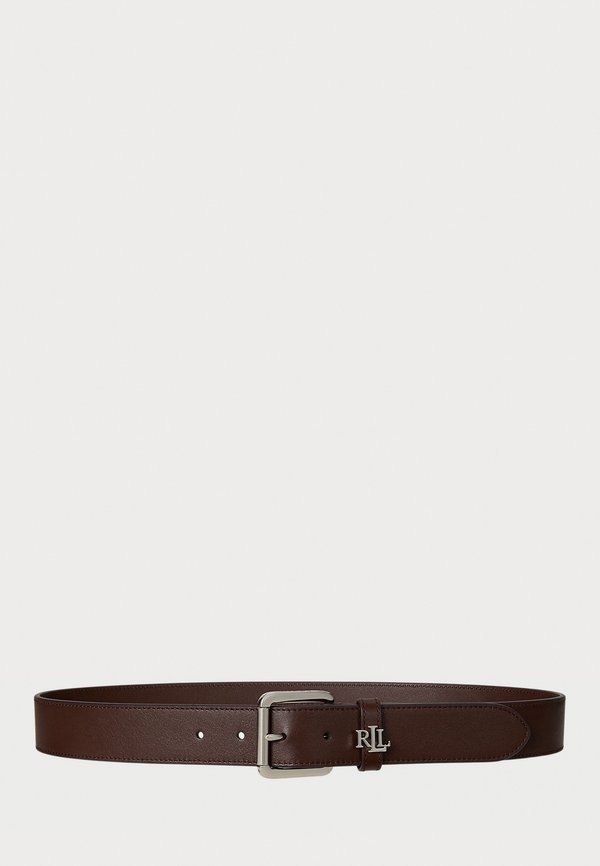 Logo Keeper Leather Belt - Belt - dark hickory