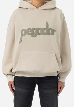 Felpa con cappuccio - beige