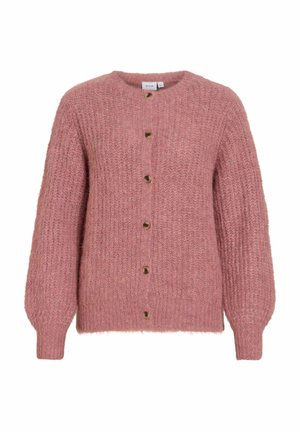 VILA, VILAMPE O-NECK L/S KNIT CARDIGAN-NOOS - Gilet - nostalgia rose