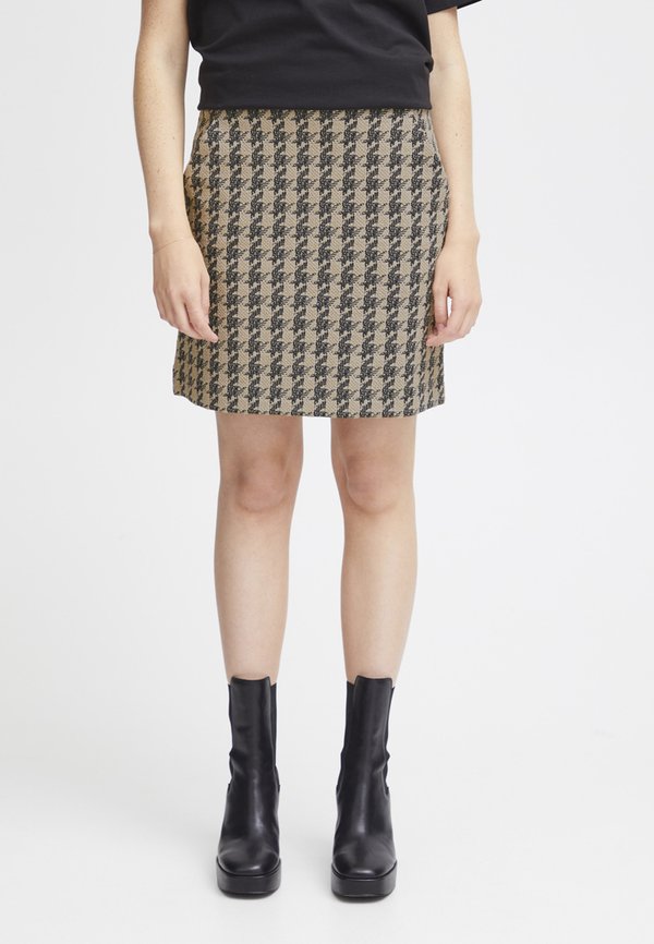 IHKATE - A-line skirt - doeskin hound