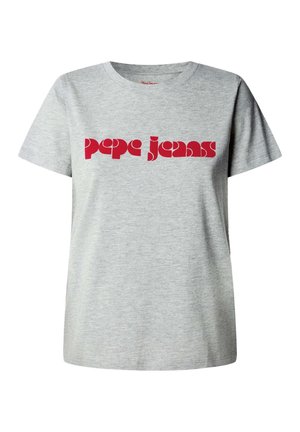 Pepe Jeans, PEPE JEANS PRINT T-SHIRT BENILDA - T-Shirt print - marl grey