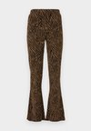 ONLSHINY FLARED GLITTER PANT  - Bukse - black