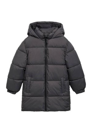 HOODED LINER QUILTED - Manteau d'hiver - charcoal