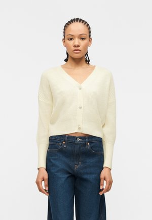 Vero Moda VMLEALIGHT V NECK JEWEL - Kardigan - cloud dancer