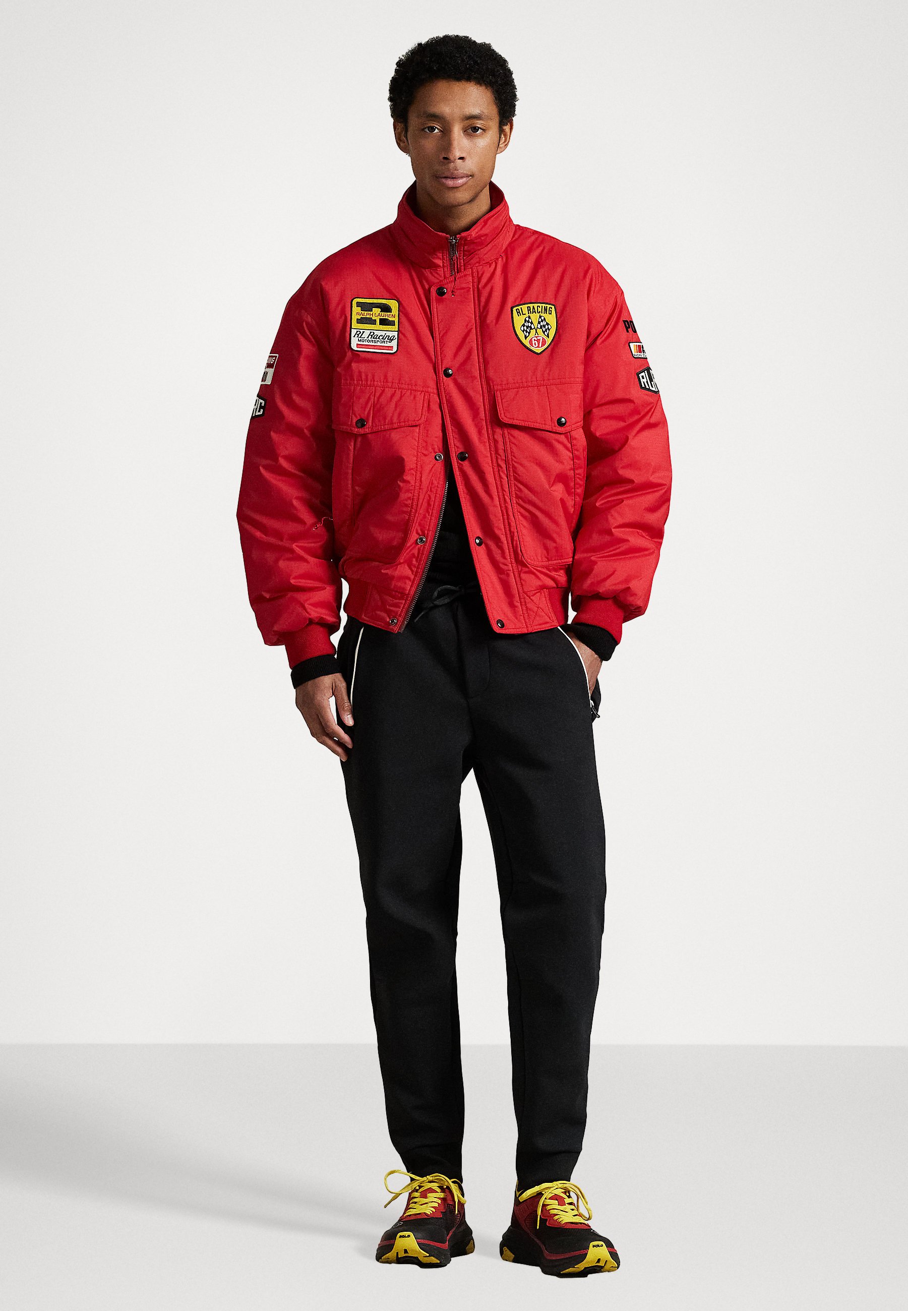 Polo Ralph Lauren RACING JACKET - Bomberjacke - red/schwarz