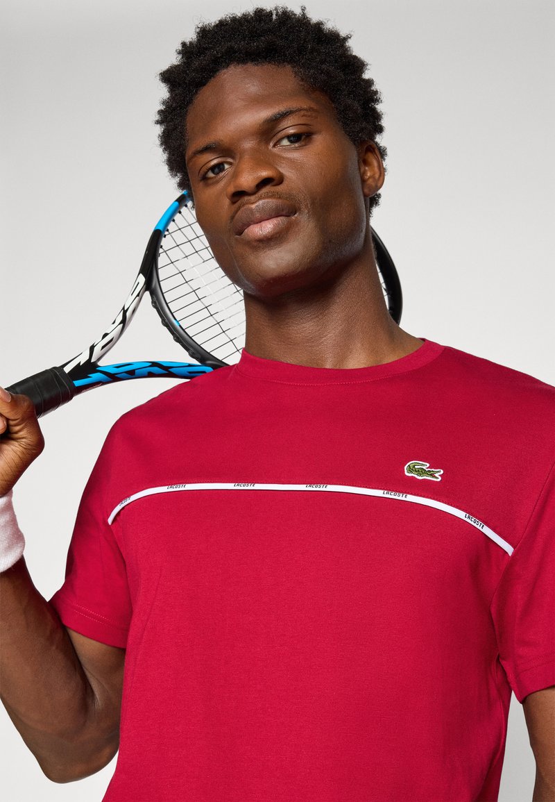 Tennis Camiseta Basica Roja Hombre T Shirt Camisetas Basicas