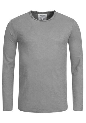 INDICODE JEANS LONGSLEEVE WILLBUR - Camiseta de manga larga - grey