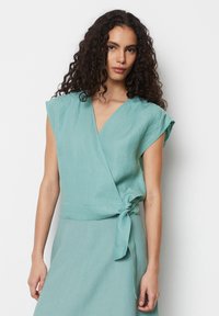 Marc O'Polo FEMININE GATHERING SHOULDER  - Camicetta - soft teal