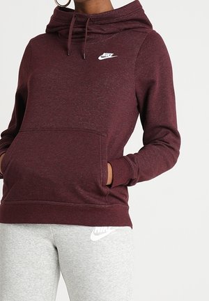 Sweat à capuche - bordeaux