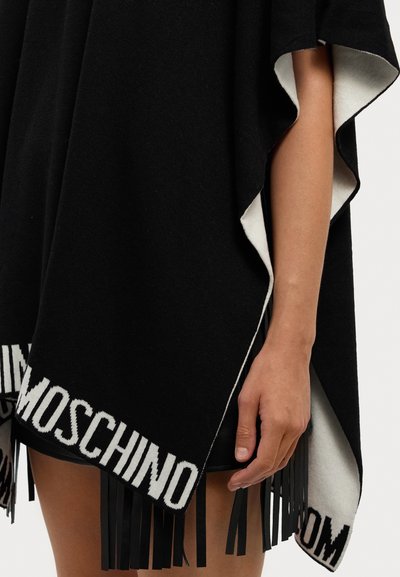 MOSCHINO PONCHO - Keep - black