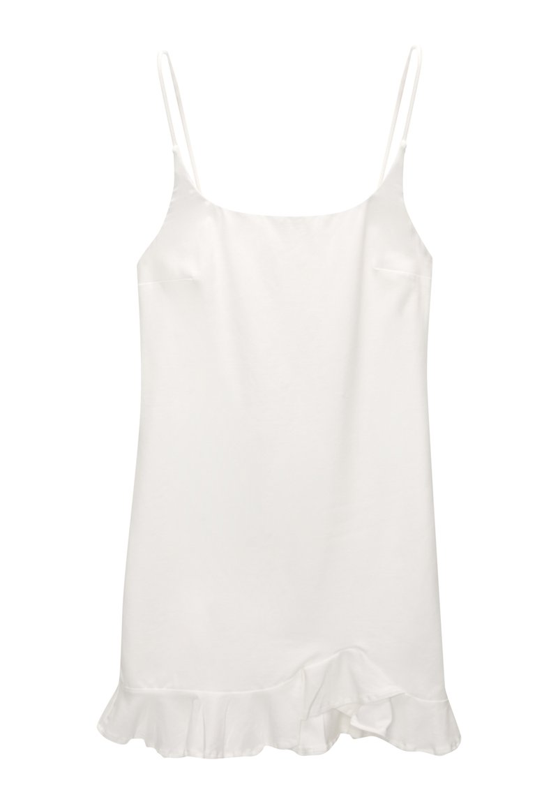 PULL&BEAR Etui-jurk wit