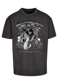 MÄNNER TOXIC HEAVY OVERSIZED - Tricou cu imprimeu - charcoal