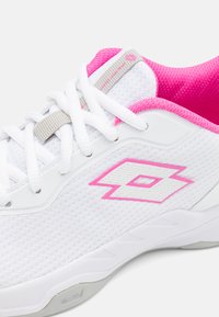 Lotto MIRAGE 700 ALR - Allcourt tennissko - all white/wild orchid