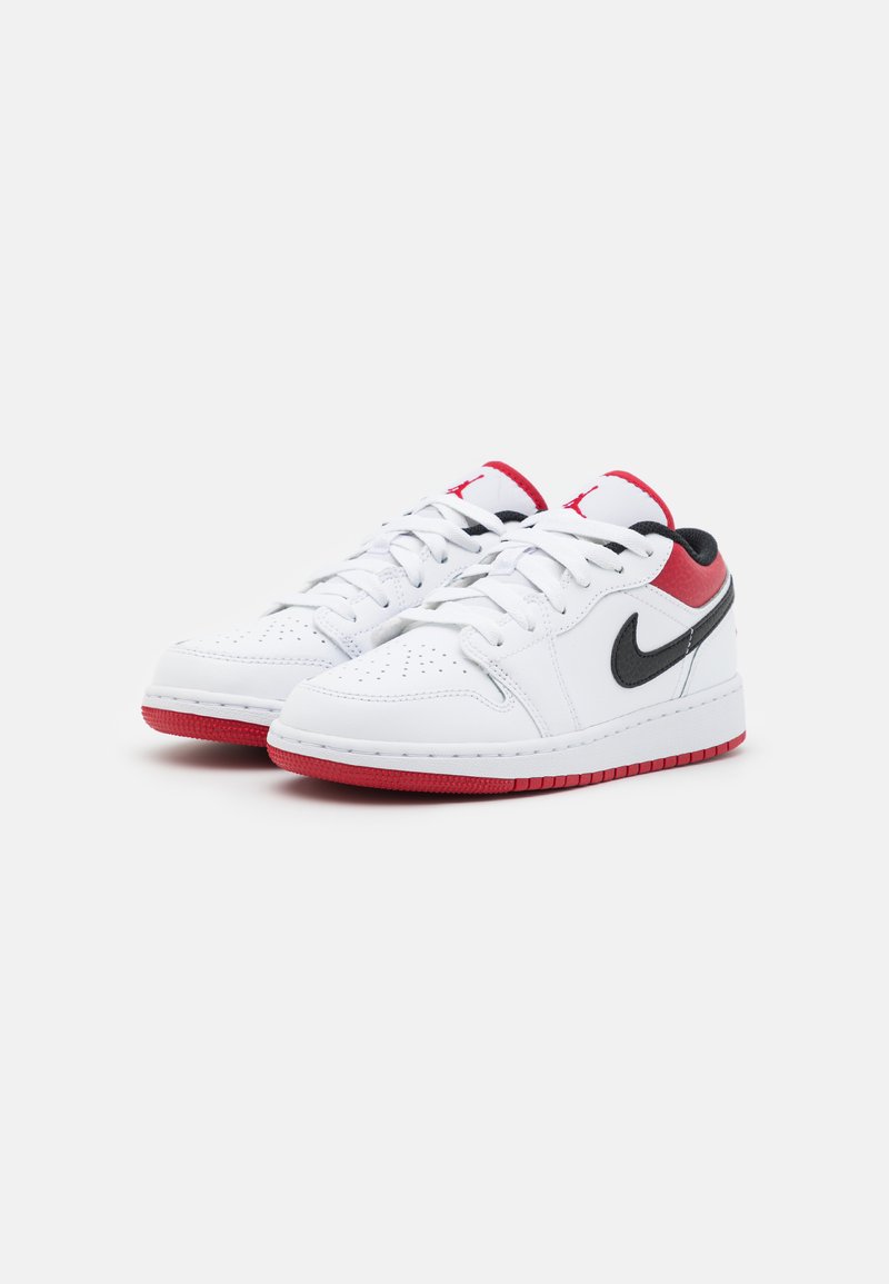 Jordan Air 1 Low Unisex Basketball Shoes White Gym Red Black White Zalando Co Uk