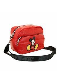 Karactermania MICKEY & MINNIE PADDING SQUARE - Cross body bag - Mickey face red