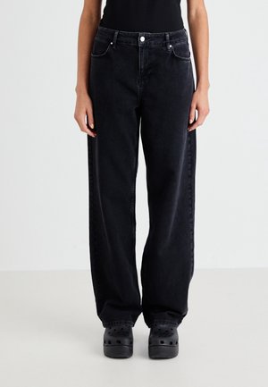 Relaxed fit jeans - black denim