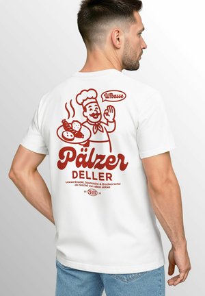 T-Shirt print - weiß