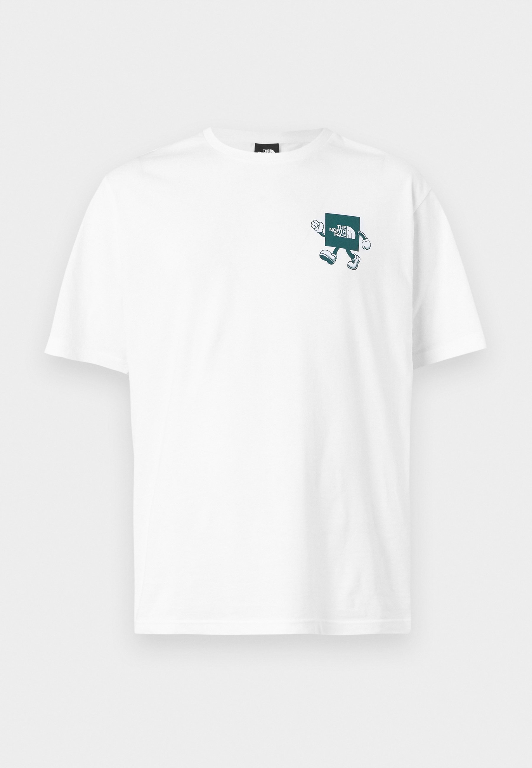 【THE NOTRH FACE】 EXPLORE S/S R/TEE The North Face - T-shirt z nadrukiem/biały - Zalando.pl