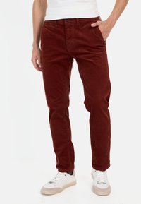 camel active - SLIM FIT - Chinos - brick red Thumbnail Image 1