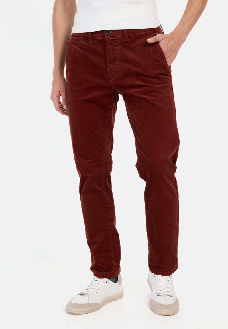 camel active - SLIM FIT - Chinos - brick red, Enlarge