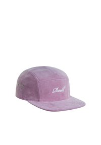 5-PANEL - Cap - silver pink cord