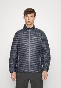 Norrøna TROLLVEGGEN SUPERLIGHT JACKET - Casaco de penas - cool black