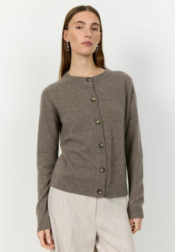 LR-ELOISE 1 - Strickjacke - morel melange