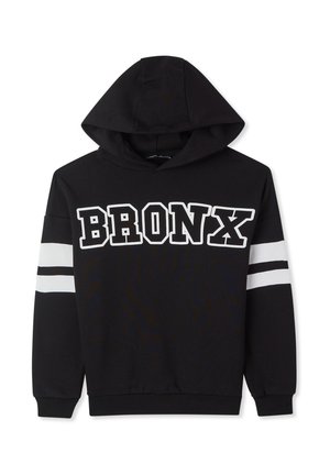 STAMPA - Felpa con cappuccio - nero