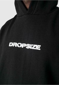 Dropsize OVERSIZE MOON DESIGN  - Hoodie - washedblack