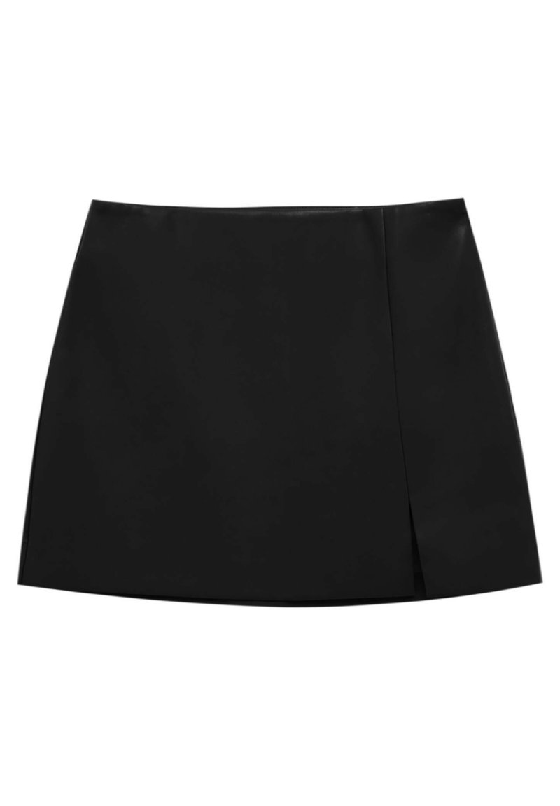 Damen Jeansröcke | PULL&BEAR AUS MIT SCHLITZ A-Linien-Rock mottled black/schwarz - RU80608 Damen Jeansröcke | PULL&BEAR AUS MIT SCHLITZ A-Linien-Rock mottled black/schwarz - RU80608