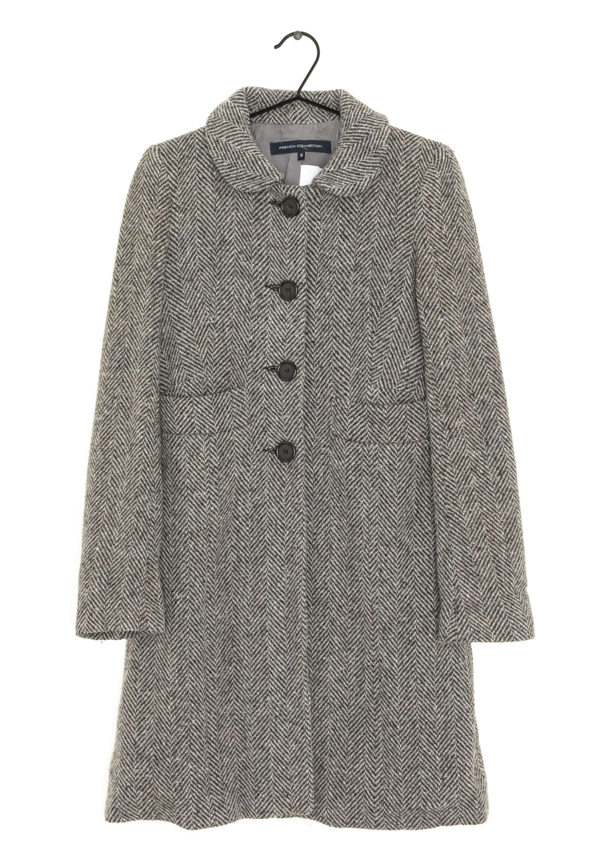 Robe French Connection Taille S - Gris - En Coton - Longueur 79cm - Style Blouson - Neuve Sans étiquette