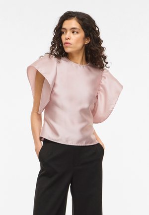 VILA VISHINA O NECK - Palaidinė - chalk pink