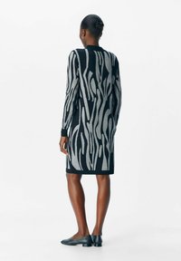 Object OBJRAY DRESS - Stickad klänning - black