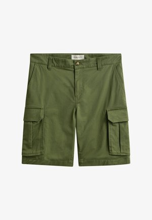 GANT, CLASSIC CARGO - Shorts - dry herb green