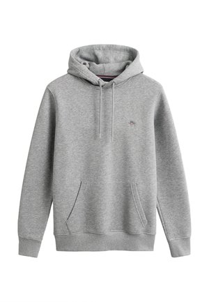 GANT, SHIELD  - Hættetrøje - grey melange