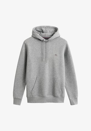 GANT, SHIELD - Hoodie - grey melange