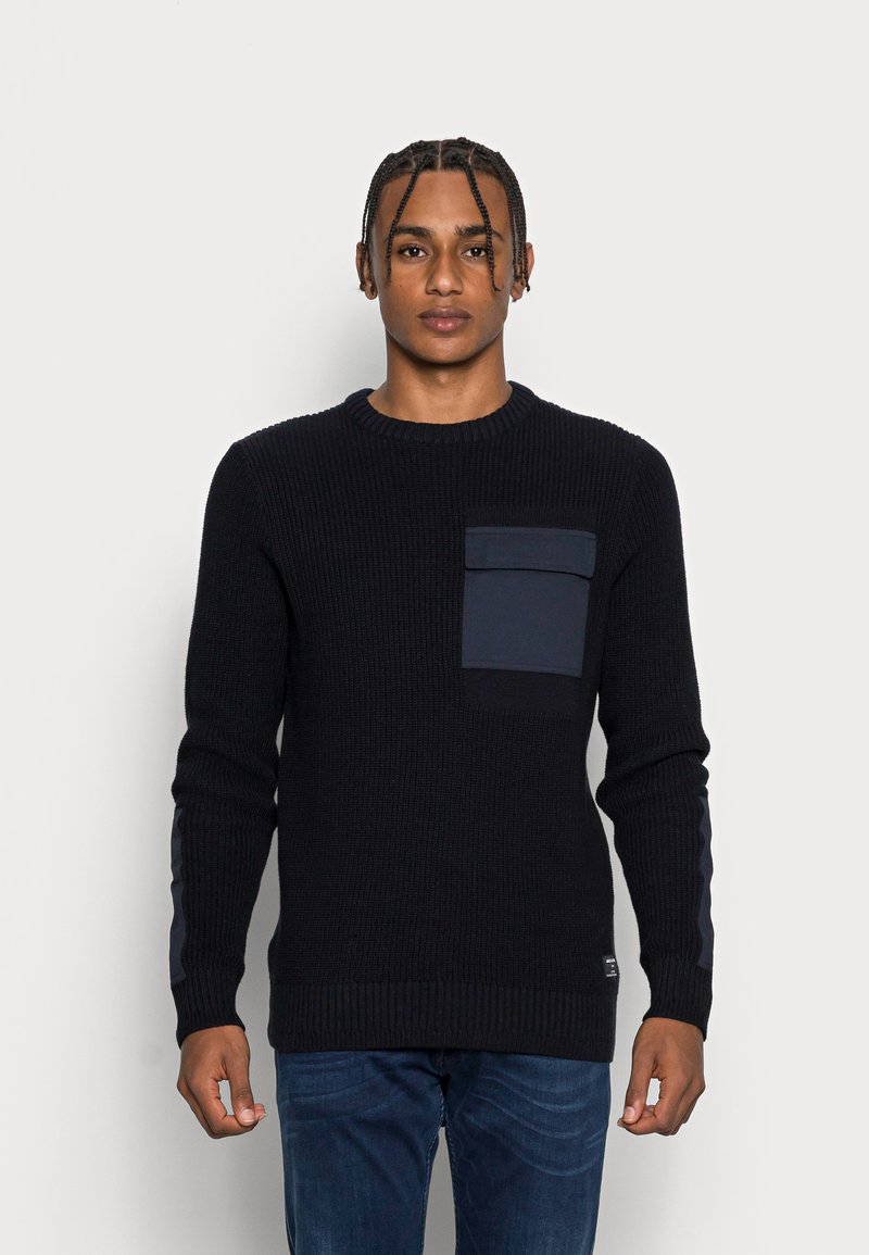 Jack & Jones JCOBRYAN CREW NECK - Camisola - navy