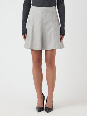YASRIU HW SKIRT S. - A-snit nederdel - light grey melange