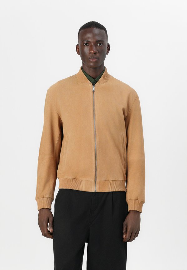 MULLER - Leather jacket - medium beige