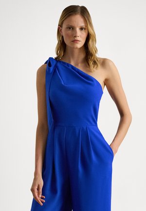 BOW TRIM CREPE ONE-SHOULDER JUMPSUIT - Lühikeste varrukatega bodi - cruise royal